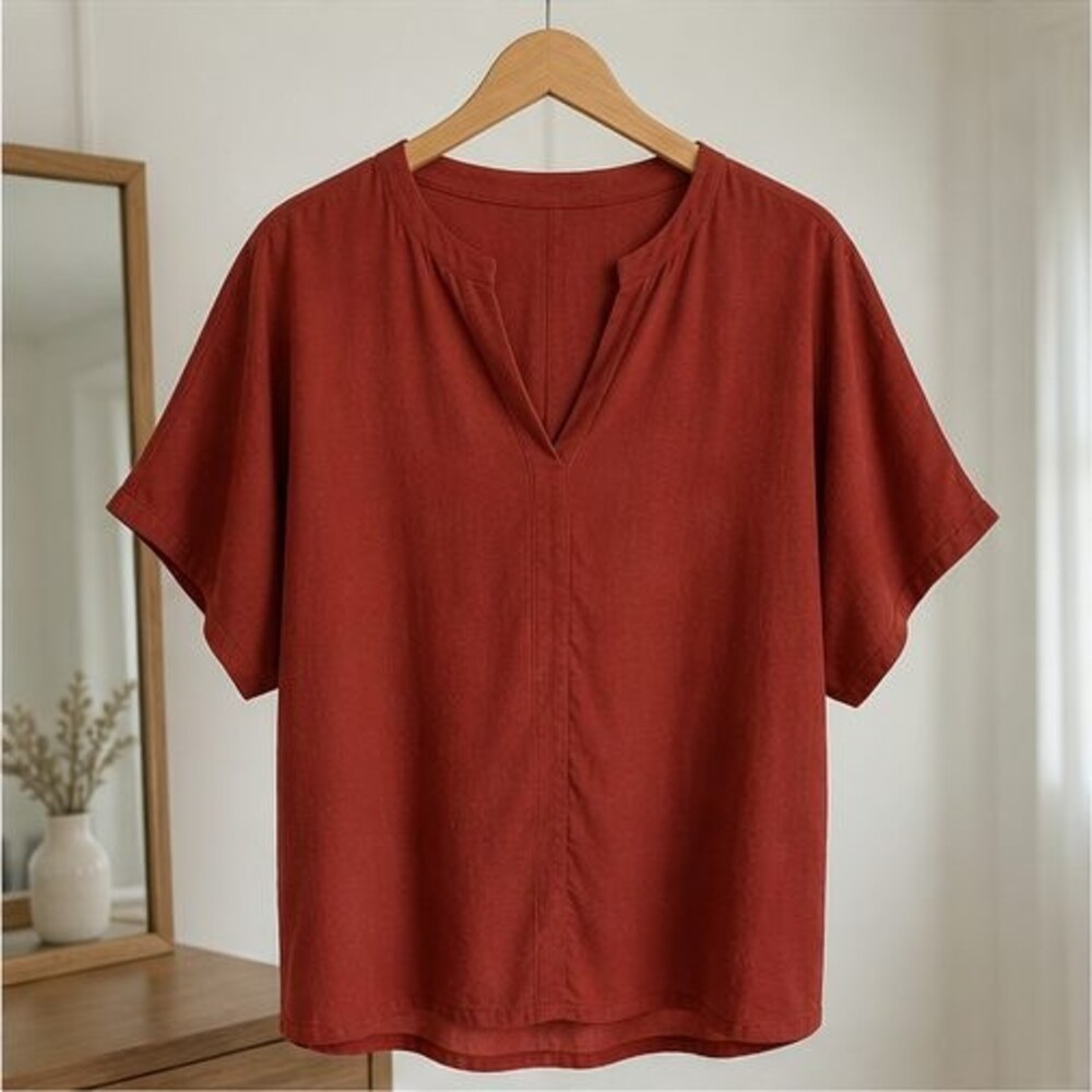 Black Pleated Blouse